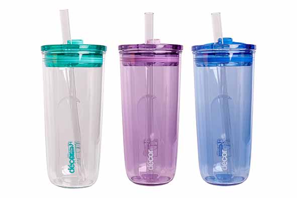 2-in-1 rietjesbeker 700 ml 3 assorti