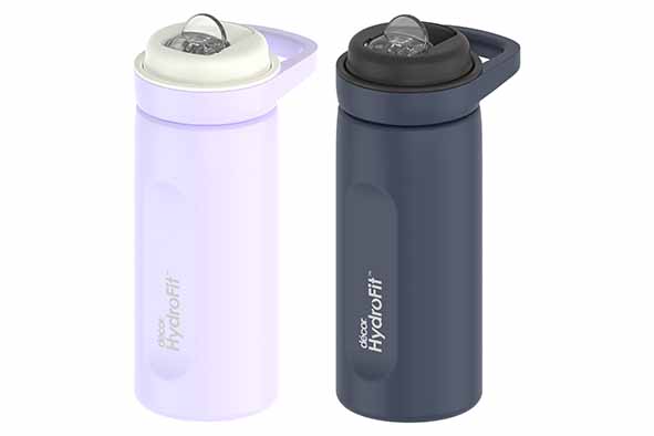 Hydrofit Trinkflasche 750 ml, Edelstahl, mit Carry-Griff