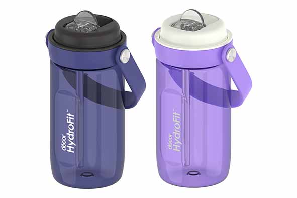 Hydrofit drinkfles 500 ml, Tritan, met flexibel handvat