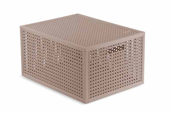Kaya opbergmand 20 l taupe 37,6 x 30 x 20,7 cm