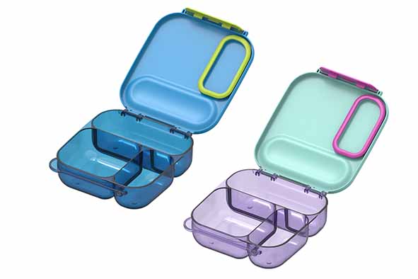 Bento lunchbox junior 1,2 l assorted 18,1 x 19,9 x 5,8 cm
