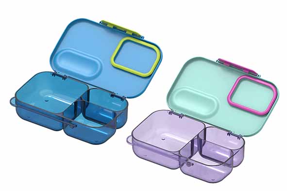 Bento lunchbox junior 1,7 l assorted 16,5 x 25,9 x 6,6 cm