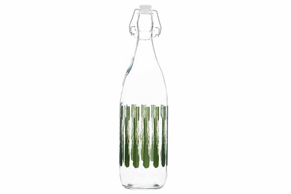 Brisa fles met stop 1 l groen Ø 8,7 x 32,3 cm