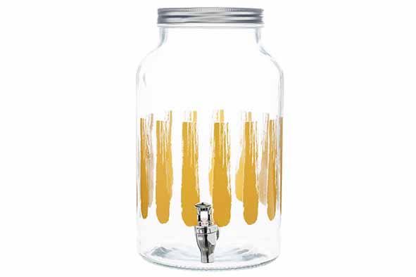 Brisa sapdispenser 6 l geel Ø 17,8 x 30,4 cm