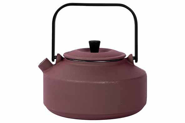 Theepot Sencha 0,7 l Bordeaux gietijzer incl. filter