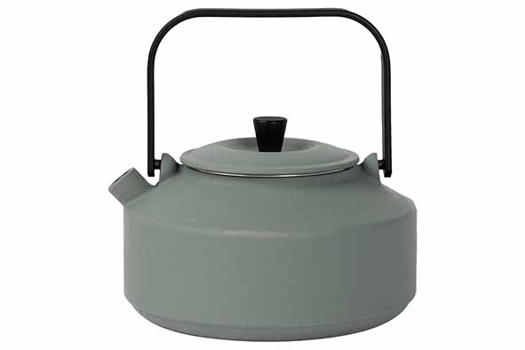 Sencha theepot 0,7 l, donkergroen, gietijzer