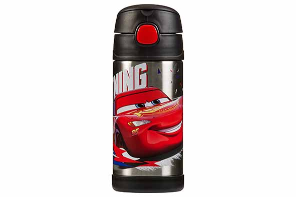 Funtainer drinkfles met print, Disney Cars, 0,35 l, Ø 7 x 17,6 cm