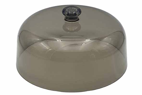 Acacia 2.0 Glocke aus Acryl, Ø 27,6 cm, Höhe 14,2 cm, grau