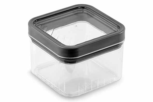 Kara vershouddoos XS, 0,5 l, antraciet, 10,7 x 10,7 x 7,9 cm