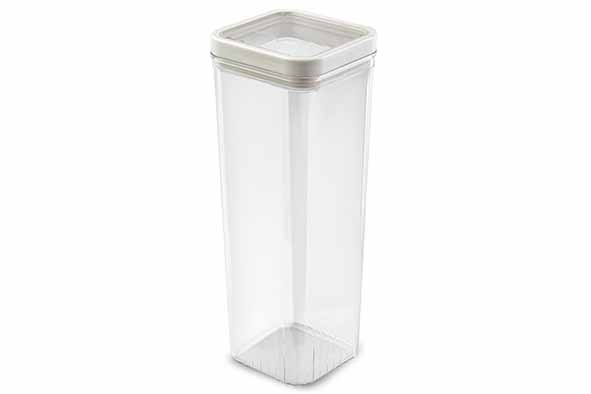 Frischhaltedose Kara 2,4 l weiß Kunststoff 10,7 x 10,7 x 29,9 cm
