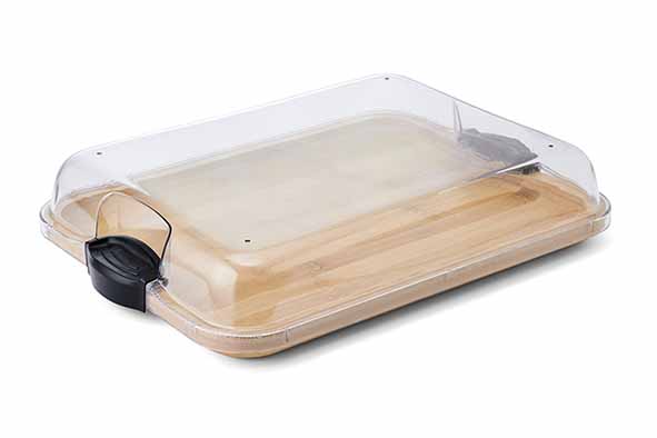 Build-A-Board serveerplank 27,9 x 35,5 cm met kunststof deksel