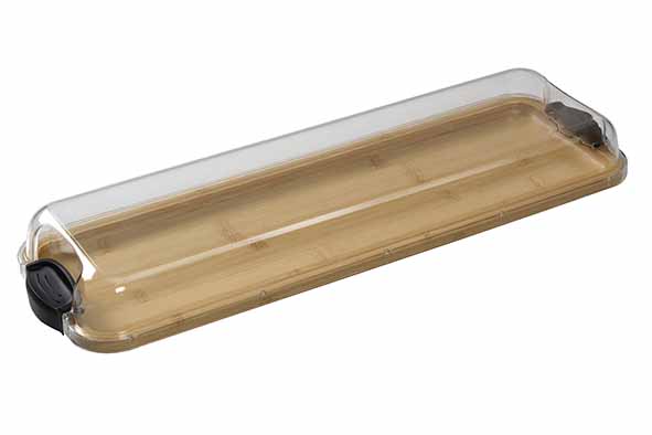 Build-A-Board serveerplank 55,8 x 17,7 cm met kunststof deksel