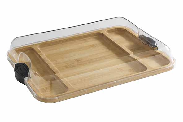 Build-A-Board serveerplank 30,4 x 40,6 cm met kunststof deksel