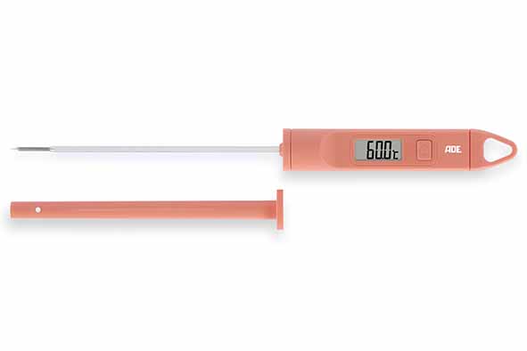 Digitale vleesthermometer koraal tot 200°C