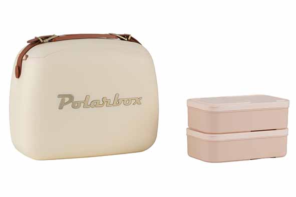 Polarbox koelbox 6 l crème-goud 34 x 19 x 25,5 cm