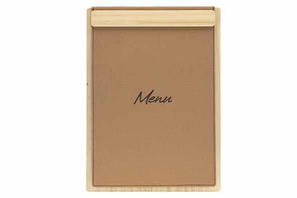 Signature Clipboard A4 hellbraun 32 x 23 x H2 cm