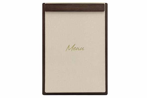 Signature Clipboard A4 dunkelbraun 32 x 23 x H2 cm