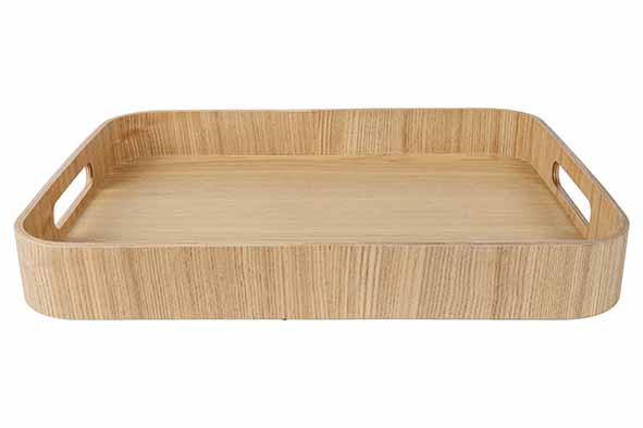 Aurä dienblad rechthoekig naturel 35,5 x 28,7 x 4,5 cm