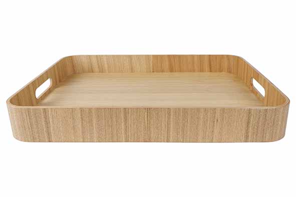 Aurä dienblad rechthoekig natuur 45,5 x 36 x 6 cm