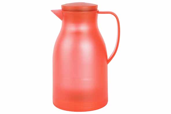 Brewly koffiekan rood 1 l, Ø 13,5 x 24,5 cm, kunststof-glas