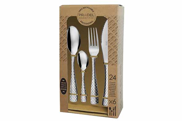 Bestekset Pradel Essentiel 24-delig 18/0