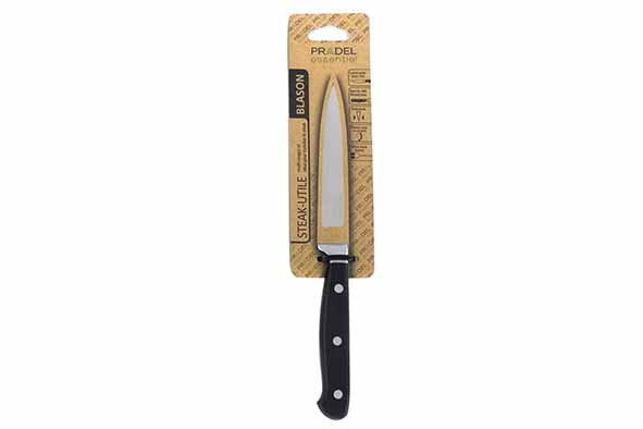 Blason steak/huishoudmes, 12,5 cm, zilver/zwart