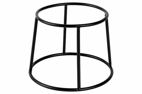 Buffet standaard zwart Ø 20,5 x 7 cm
