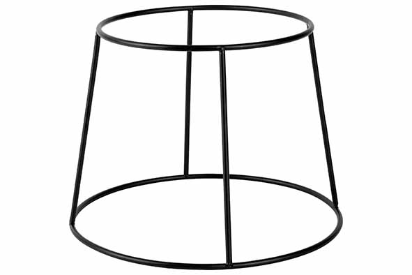Buffet standaard zwart Ø 25,3 x 18,5 cm