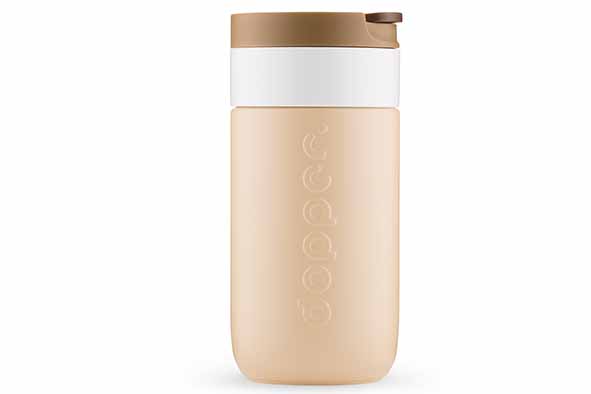 Travel Mug Earthy Brown 300 ml Ø 7 cm x H 15 cm