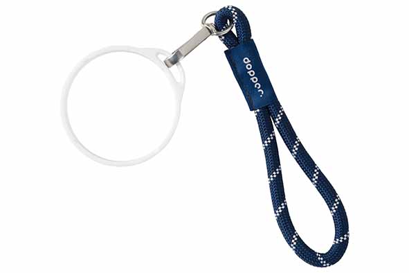 Dopper polskoord white midnight silver
