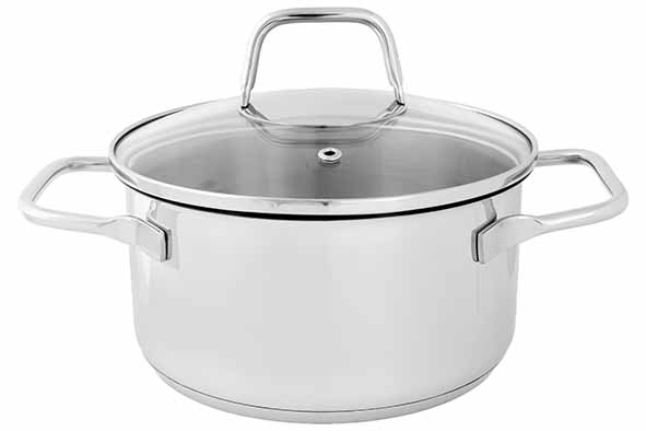 Profile kookpot 2,2 l Ø 18 cm roestvrij staal alle vuren 27 x 20 x 10,5 cm