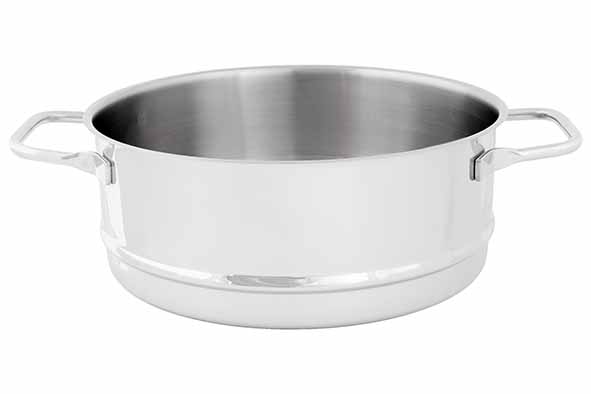 Profile stoommand Ø 24 cm roestvrij staal