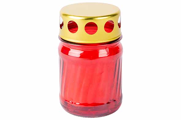Grafkaars rood Ø 6 x H 10 cm