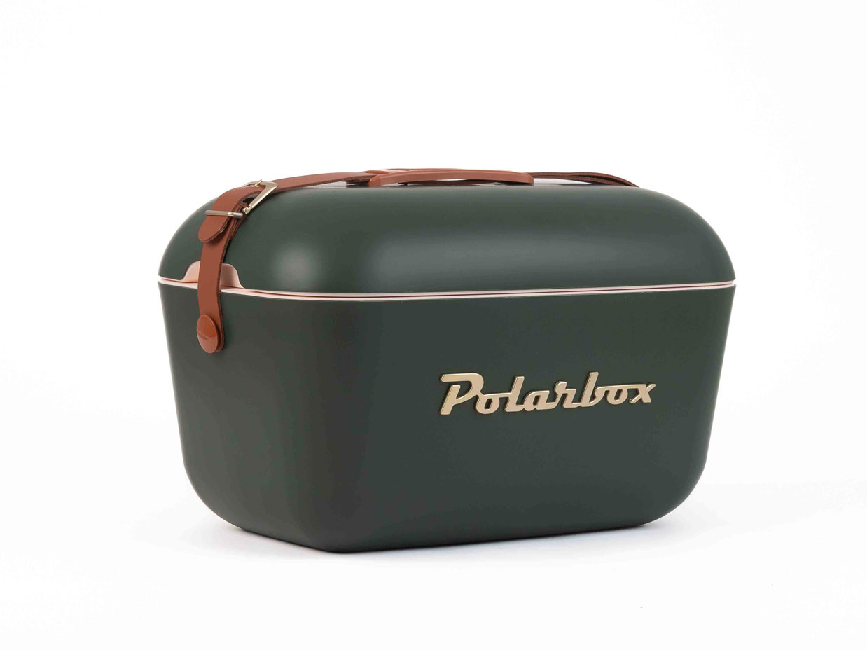 Polarbox koelbox groen-goud 12 l 40,5 x 26,5 x 26 cm