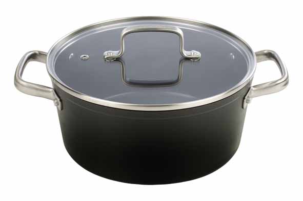 Samoa Ceramic kookpot Ø 24 cm met keramische antiaanbaklaag