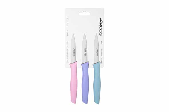 Nova schilmessen, set van 3, heldere kleuren