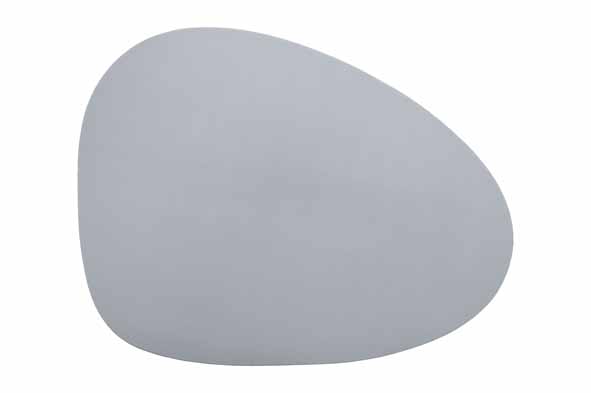 Placemat Stone, lederlook, donkergrijs, 43,5 x 37 cm