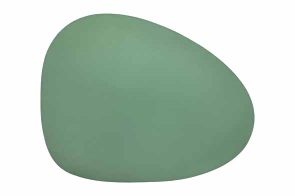 Stone placemat lederlook basil 44 x 37 cm
