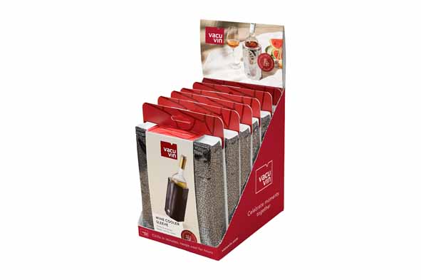 Rafraîchisseur de vin Active Cooler argent, lot de 6