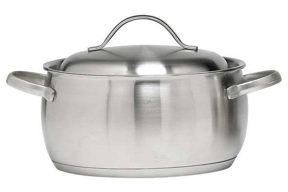 Thymo kookpot Ø 20 cm, hoogte 16 cm, roestvrij staal