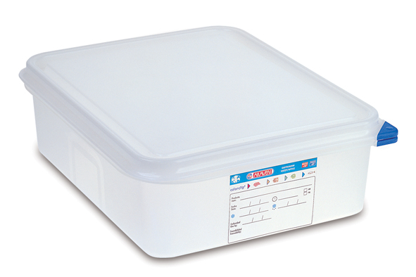 Hermetische GN 1/2 opbergbox 6,5 l 26,3 x 24,5 x 10 cm