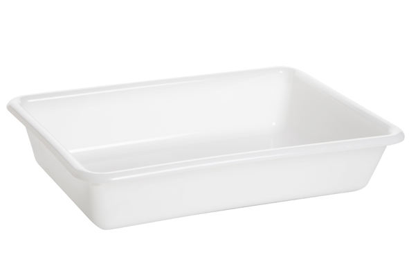 Voedselschaal 10 l transparant 54 x 38,5 x 8 cm