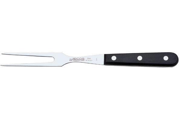 Universele vleesvork 16 cm, zwart