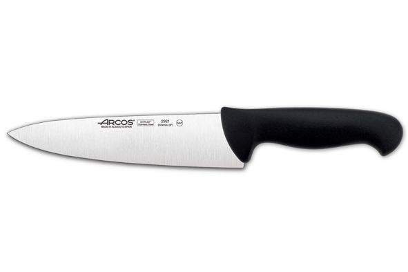 2900 Serie chefmes 200 mm zwart