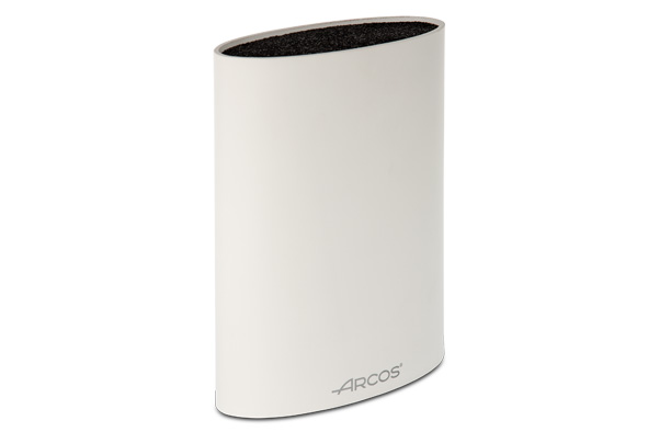 Universal knife block white, round, 23 cm
