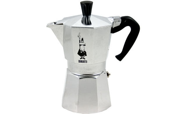 Moka koffiekan 12 kopjes aluminium