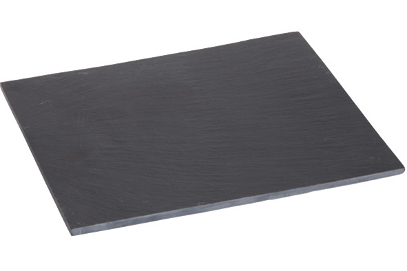 Leisteen bord grijs 30 x 25 cm