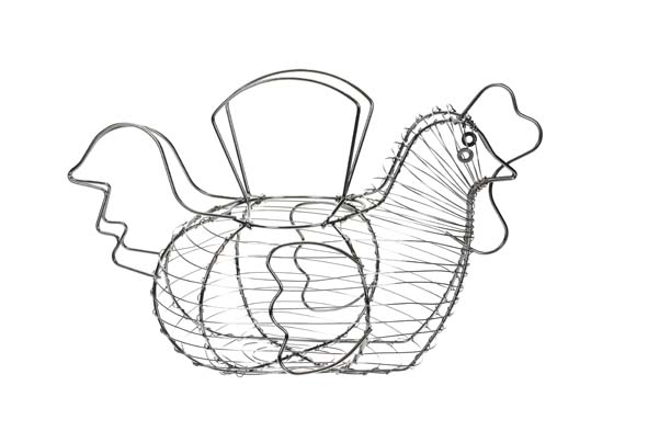 Eier mand kip wire 30 x 25 cm