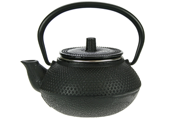 Kobe teapot, 0.3 l, black cast iron, 13 x 11 x 8 cm
