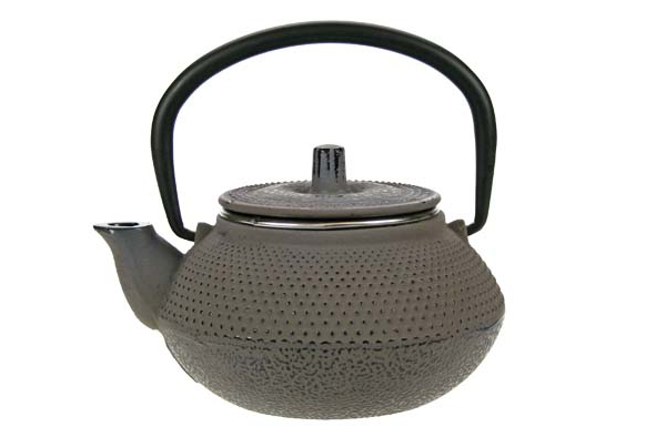 Kobe theepot gietijzer 0,3 l bruin-grijs met filter